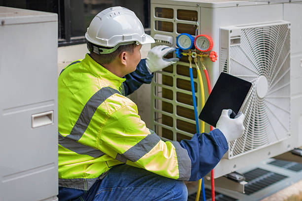 Professional Hvac Maintenance technician working in Port Jefferson, NY